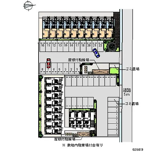 ★手数料０円★宮崎市本郷南方　月極駐車場（LP）